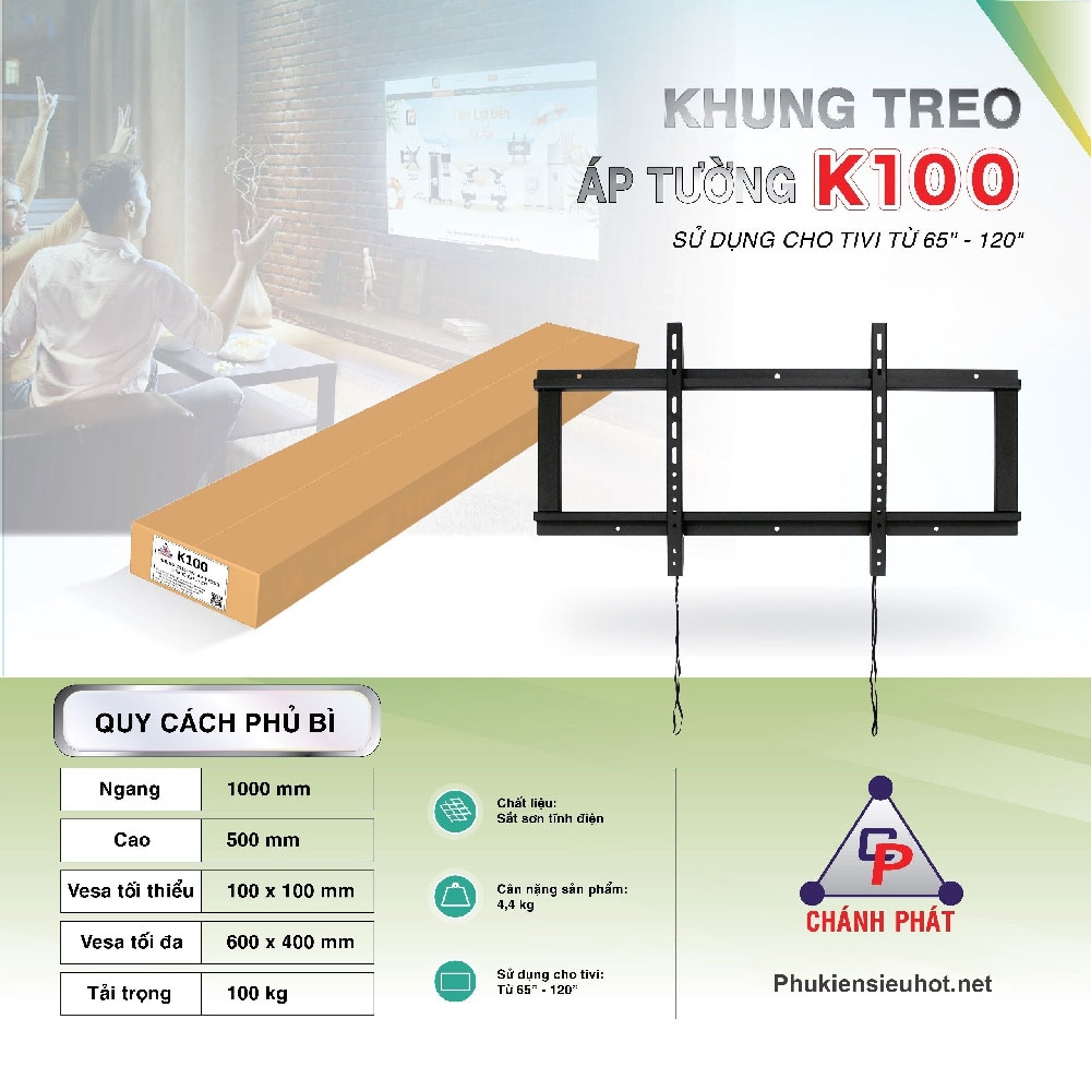 gia-treo-ap-tuong-treo-tv-65-120inch-k100-tai-trong-100kg-co-khoa-an-toan
