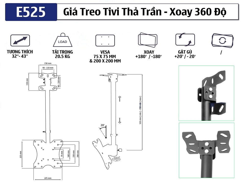 gia-treo-tivi-tha-tran-xoay-360-do-e525-32-43-inch-h1