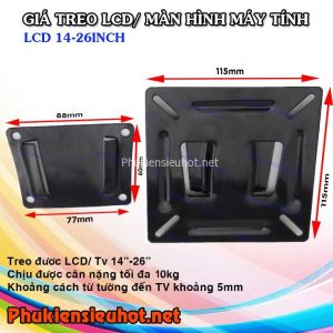 Giá treo màn hình máy tính, LCD nhỏ gọn 14-27inch