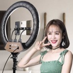 Đèn Livestream Ring Size Lớn 55cm, Đèn Make Up, Led Siêu Sáng Cao Cấp