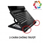 Đế Tản Nhiệt Laptop ERGOSTAND Có Đế Nâng 45 Độ Có Led