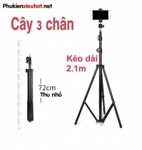 2m phone tripod