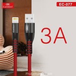 Cáp Sạc Bọc Dù Earldom EC-077 ( Sạc Nhanh 3A)