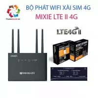 Bộ Phát Wifi Bằng Sim 4G MIXIE LTE4G II Hỗ Trợ Kết Nối 32 Thiết Bị - Nguồn Trực tiếp 12V