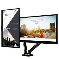 Giá Treo Hai Màn Hình Gắn Bàn F160 Cho 17-27 inch Dual Arm Monitor [Phiên Bản Mới]