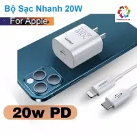 Bộ Củ Cáp Sạc Nhanh Pisen PD 20W Cho iPhone, iPad, Hỗ Trợ Sạc Nhanh Cho Nhiều Dòng Điện Thoại