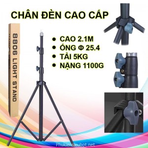 Chân Đèn Chân Máy Ảnh 8806 - Bền Bỉ, Chắc Chắn, Hỗ Trợ Chụp Ảnh, Livestream