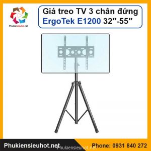 Giá Treo Tivi Di Động Đứng Dạng Cọc 3 Chân Ergotek E1200 Cho Tivi 32-55 Inch