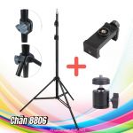 Chân Livestream Linco 8806, Tripod 3 Chân Cao Cấp 2m – Kèm Kẹp Điện Thoại & Bi Cầu Xoay