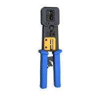 Kìm Bấm Đầu Dây Mạng RJ45/RJ11 Xuyên Thấu, Tích Hợp Tuốt Dây, Trợ Lực