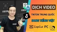 Hướng Dẫn Dịch Video TikTok Trung Quốc Sang Tiếng Việt Làm Tiếp Thị Liên Kết