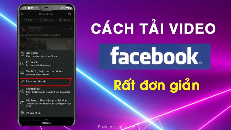 Cách tải video Facebook về điện thoại rất đơn giản