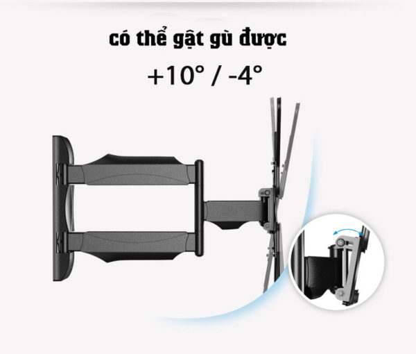 Giá treo tivi xoay đa năng P4-G chỉnh độ nghiêng 10 độ