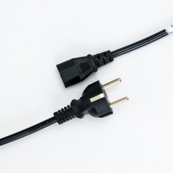 Dây Nguồn PC Arigato 1.5m Đồng – Màu Đen | Bền Bỉ – An Toàn – Dẫn Điện Tốt