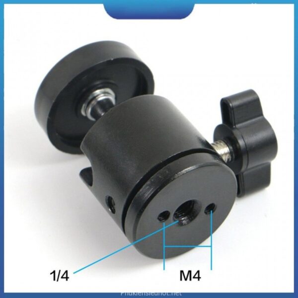 Đầu Bi Cầu Xoay Q29 Gắn Cho Tripod Kẹp Điện Thoại, Máy Ảnh Chuẩn Ốc 1/4