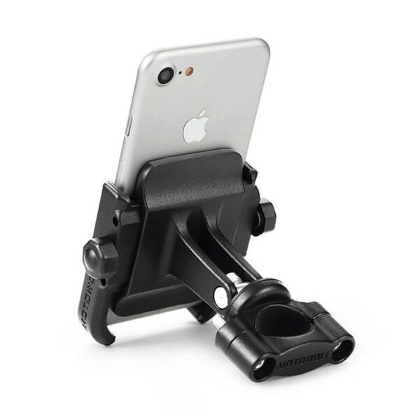 Giá Đỡ Kẹp Điện Thoại Motowolf Gắn Ghi Đông Xe Mô tô