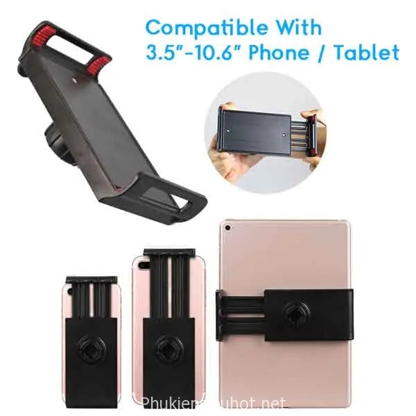 1-57.jpg Đầu Kẹp Điện Thoại, Máy Tính Bảng, IPad Gắn Cho Chân Kẹp Đầu Giường, Cạnh Bàn, Kẹp Đuôi Khỉ Đầu tròn