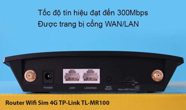 Bộ phát WiFi 4G TP-Link TL-MR100