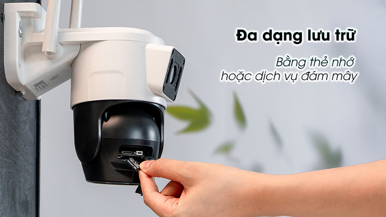 Camera AI Ngoài Trời Yoosee QT36 2 Mắt, Xoay 360 Độ.
