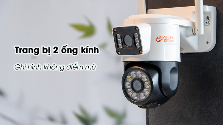 Camera Yoosee QT36, Ngoài Trời Xoay 360 Độ, Có Màu Đêm