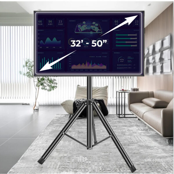 Giá Treo Tivi Di Động 3 Chân Treo Tivi 32inch- 55inch Dùng Hát Karaoke, Tiệc cưới, Sân Khấu Nhỏ