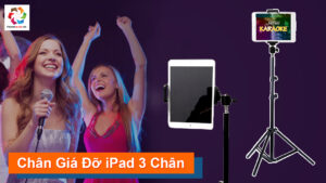 Giá đỡ IPad 3 chân xoay đa năng