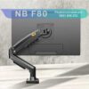 Gia-do-man-hinh-may-tinh-nb-f80-lcd-17-30inch-xoay-linh-hoat Giá treo màn hình máy tính NB-F80 kẹp bàn