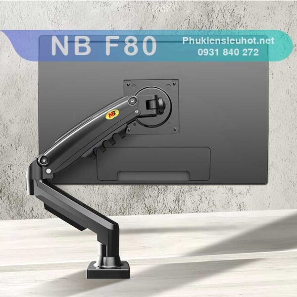 Gia-do-man-hinh-may-tinh-nb-f80-lcd-17-30inch-xoay-linh-hoat Giá treo màn hình máy tính NB-F80 kẹp bàn