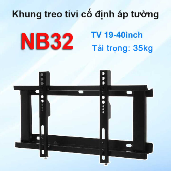 Giá treo tivi áp tường cố định cho tivi 19-40inch NB32 Giá treo tivi áp tường cố định cho tivi 19-40inch NB32