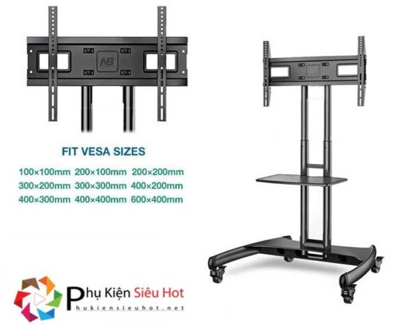 Giá treo tivi di động NB AVA1500 điều chỉnh độ cao