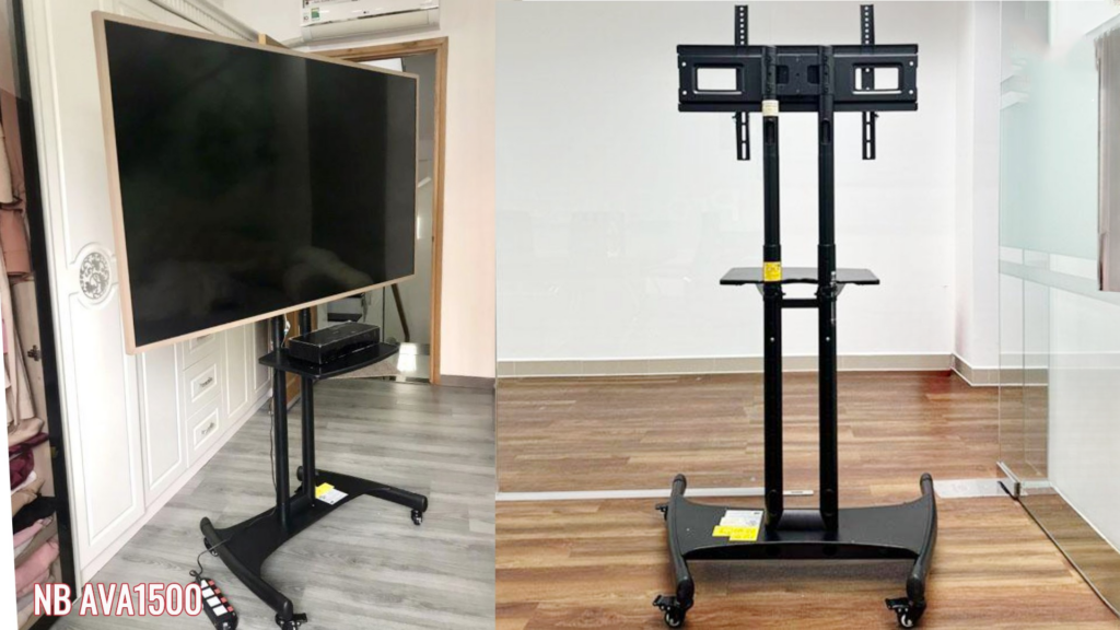 Giá treo tivi di động NB AVA1500 32-65inch công trình thực tế
