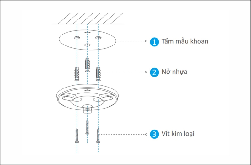 hướng dẫn lắp Camera EZVIZ H6C Pro 2K (3MP) – Camera Xoay 360° Trong Nhà Thông Minh