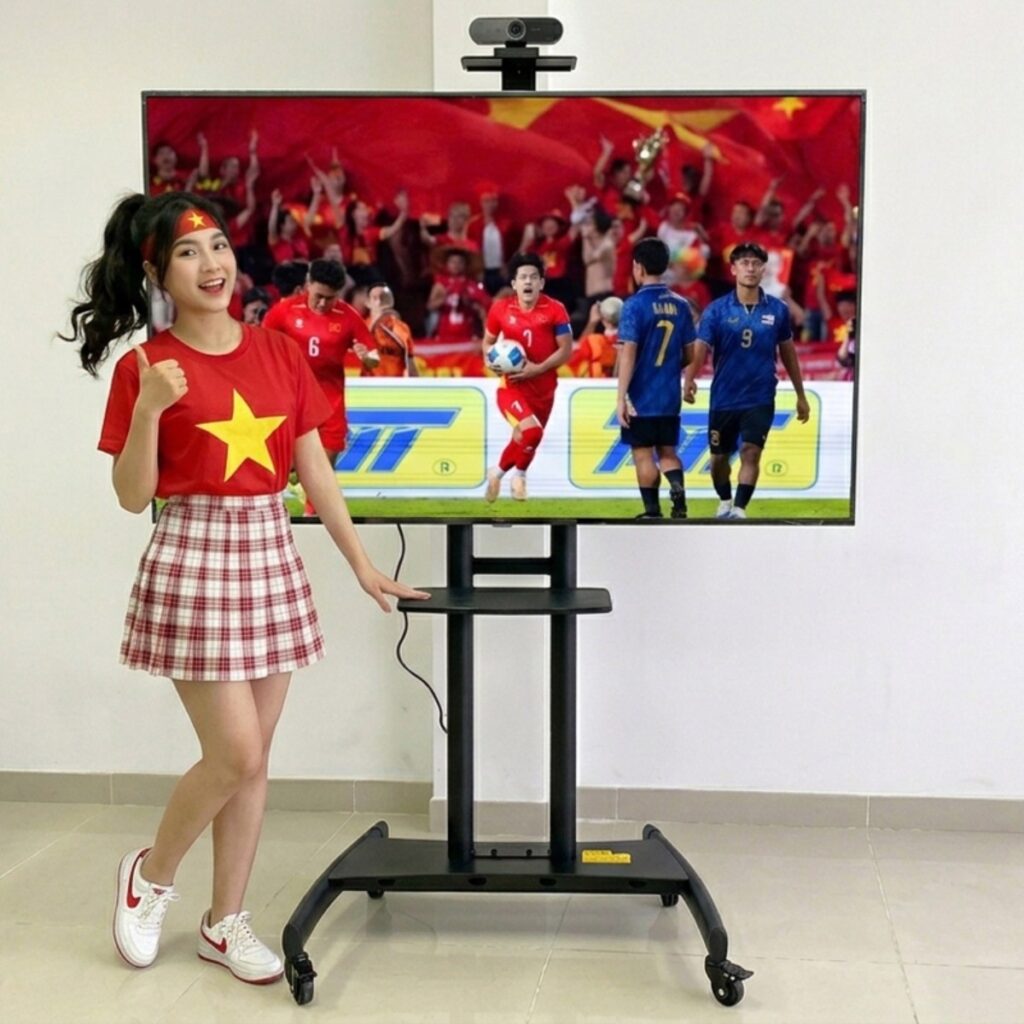Giá treo tivi di động NB AVA1800 cho TV 55-90 inch phù hợp nhà hàng, sân khấu, hội trường, sự kiện