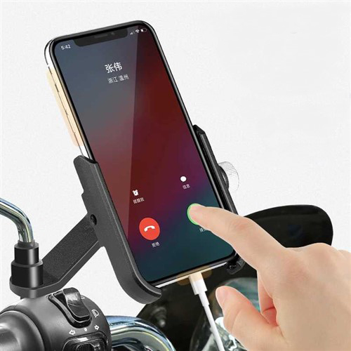 Giá Đỡ Điện Thoại Gắn Chân Gương Xe Máy A1000 – Chắc Chắn, Chống Rung, Xoay Linh Hoạt