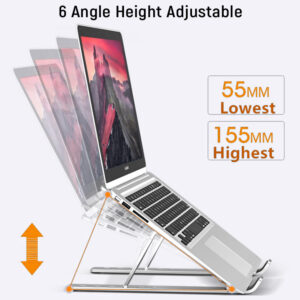 Giá đỡ tản nhiệt laptop, macbook hợp kim nhôm gấp gọ
