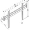 gia-treo-tivi-ap-sat-tuong-C3F-G-TV-40-75inch (2) kích thước Giá treo Tivi cố định siêu sát tường C3FG cho Tivi 40"- 75"
