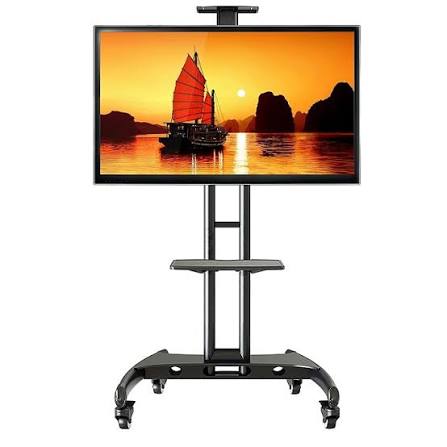 Giá treo tivi di động NB AVA1500 có khay để camera họp trực tuyến