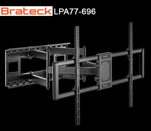 Giá Treo TV Xoay Brateck LPA77-696 - Chịu Tải TV Lớn 60-120 inch