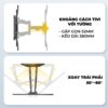 Giá Treo Tivi Xoay NB P6 Cho TV 45-80 Inch