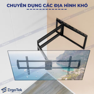Giá Treo Tivi Xoay vuông góc 90 độ Ergotek E900 TV 47-90inch tay dài 1m