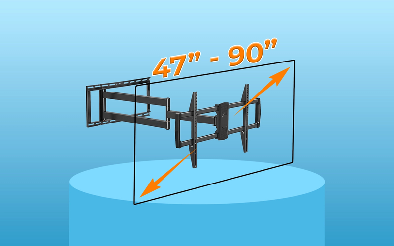 Giá Treo Tivi Xoay vuông góc 90 độ Ergotek E900 TV 47-90inch
