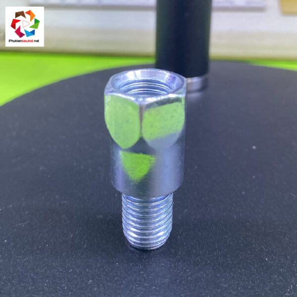 Ốc Nâng Chân Gương, Chân Kính Hậu Loại Chân Ốc 10mm Ra Lỗ 10mm Ren Thuận (1 Ốc)