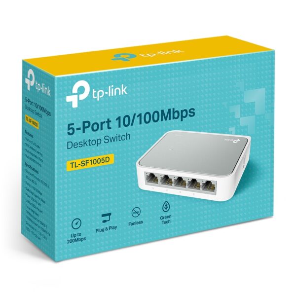 Bộ chia tín hiệu 5 cổng mạng 10/100Mbps Switch TPLink TL-SF1005D
