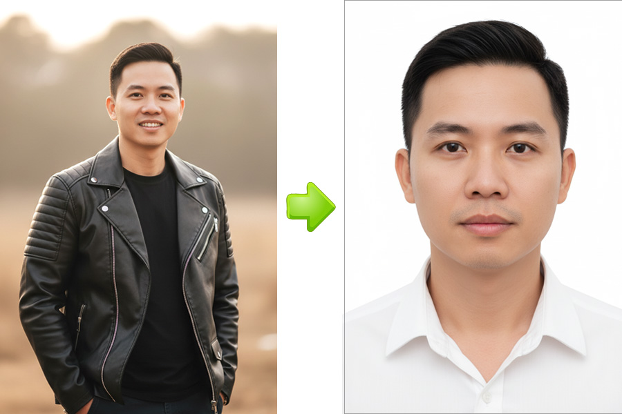 Tạo ảnh thẻ siêu đẹp như studio bằng AI gemini
