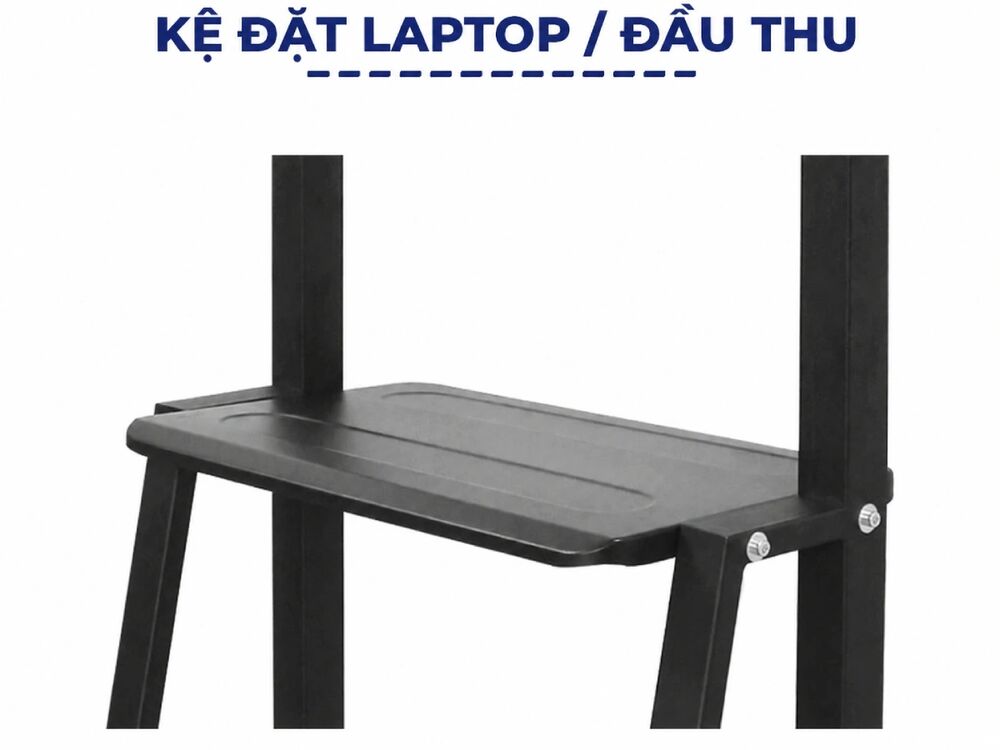 Giá Treo Tivi Di Động ErgoTek E1989 32–75 Inch có kệ để laptop và cpu